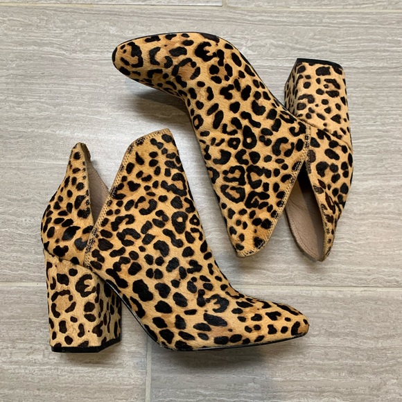 rockstar genuine calf hair bootie